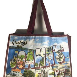 Mackinac Island Michigan Joann’s Fudge Light Weight Reusable Shopping Gift Bag